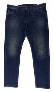 Jeans Diesel Uomo Buster Conico Bottoni Fly Elasticizzato Denim Invecchiato Taglia 38x32 - Foto 1 di 11