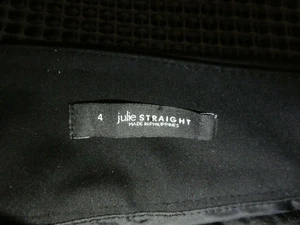 Loft Black Classic Julie Straight Leg Trouser Pants SZ 4 - Bild 1 von 9