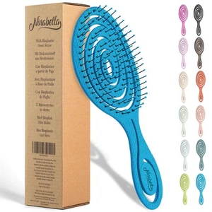 Organic Detangling Hair Brush for Women, Men & Children - Does not Pull on Ha... - Picture 1 of 7