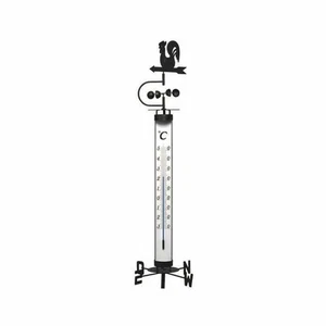 TFA Dostmann Analoges Gartenthermometer 140cm mit Erdspieß, Wetterhahn, Windr... - Bild 1 von 2