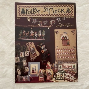 Jeanette Crews Folksy Angel Inspirations Counted Cross Stitch Charts 22135 New - Picture 1 of 1