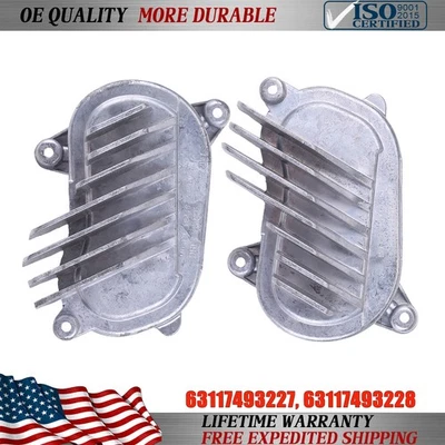 2X PARA BMW F80 M3 M4 F32 F82 FAROL ESQUERDO DIREITO AMARELO OLHOS DE ANJO MÓDULOS DRL - Imagem 1 de 4