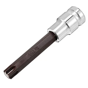 1/2" Drive T55 Torx Bit Socket S2 Steel Bits CR-V Sockets 4" Length - Picture 1 of 5