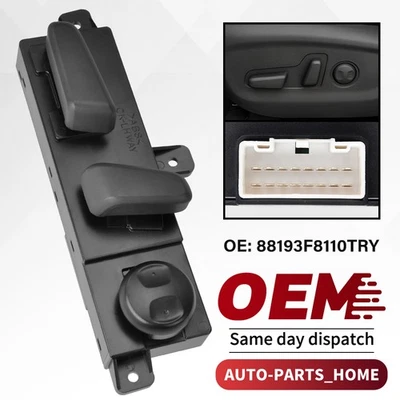 88193F8110TRY Front Left Driver Side Power Seat Switch For Hyundai Tucson Sonata - Изображение 1 из 4