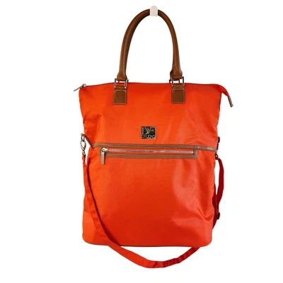 DVF Studio Fold Over Travel Tote Bag Orange | Private Jet Weekender Carry-On NWT - Image 1 of 4