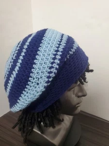 Boina Tam Sombrero Rasta Hippie Dreads Gorro Reggae Gorra Rastas Slouchy Talla Única - Imagen 1 de 16