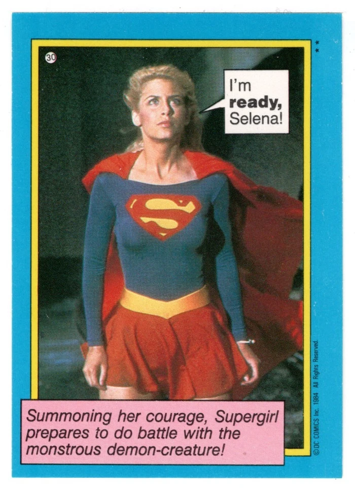 Summoning her Courage - Supergirl - (Trading Card) 1984 Topps # 30 Mint - Image 1 of 1