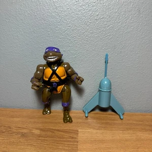 TMNT 1989 Ninja Turtles Wacky Action Sewer-Swimmin Don Donatello Figur Vintage - Bild 1 von 2