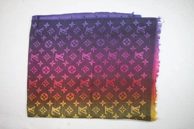 Louis Vuitton Scarf Shawl Stole 60% Wool 40% Acrylic Multicolor Used - Image 1 of 4