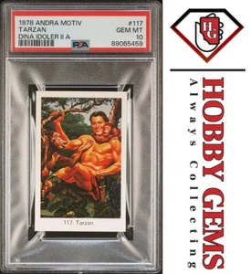 TARZAN PSA 10 1978 Andra Motiv Dina Idoler II A Pop Culture Movie #117 - Picture 1 of 2