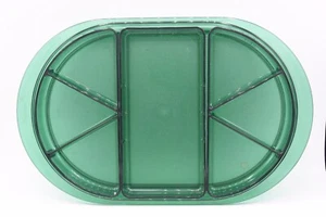 Vassoio per porzione snack diviso Tupperware Preludio verde chiaro salumi - Foto 1 di 4