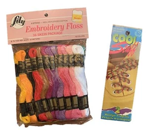 Embroidery Floss 2 Unopened Packs 21 Colors NEW - Picture 1 of 3