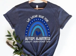 Autism Awareness Shirt For Mothers Day Gift Tshirt For Mom - Picture 1 of 3