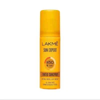 Spray Lakme Sun Expert Tintado PA SPF50++ Ultra Ligero para Piel Grasa y Seca 50 ml Foto 1 de 4