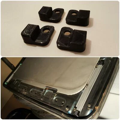 1988-1991 Honda CRX SI Sunroof Bumpers Replacement bump stop stoppers roof 88 89 - Image 1 of 4