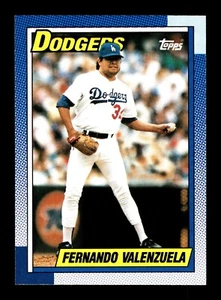 Fernando Valenzuela ⚾ 1990 Topps Baseball #340 LA Dodgers Salón de la fama - Imagen 1 de 2