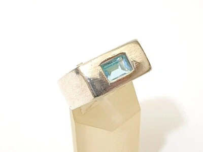 Marc O'Polo Sterling Silber 925 Ring mit Blautopas RG 61 - ältere Kollektion - Bild 1 von 4