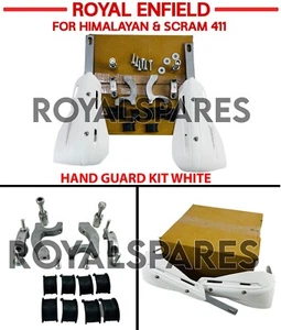 ROYAL ENFIELD "HAND GUARD KIT"(WHITE) FOR HIMALAYAN & SCRAM 411 - Picture 1 of 16