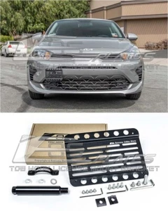 EOS Plate For 21-Up Kia Rio Front Bumper Tow Hook License Mount Bracket Holder - Picture 1 of 12