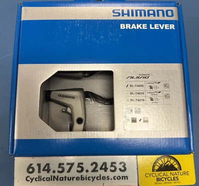 Conjunto de alavanca de freio Shimano Alivio BL-T4000 V prata - Imagem 1 de 4