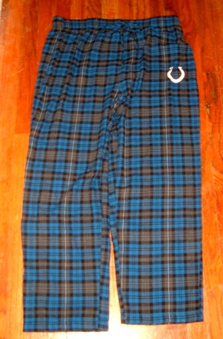 NFL Indianapolis Colts Football Adult XL Team Apparel Pajama Pants Cover