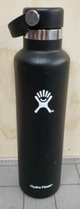Hydro Flask 24 oz Black Water Bottle Insulated Loop Cap - Picture 1 of 5