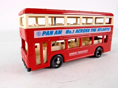 LLedo Nr. 1, Doppeldecker Bus London PAN AM No.1 Across, Diecast, ca. HO 1/87 - Bild 1 von 4
