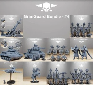 Grim Guard Bundle #4(x50)/TTRPG/Wargaming/Grimdark/3Dprint/Station Forge - Bild 1 von 11