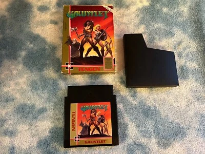 Gauntlet Tengen In Box No Manuel  Nintendo Entertainment System  NES Tested !! - Image 1 of 4