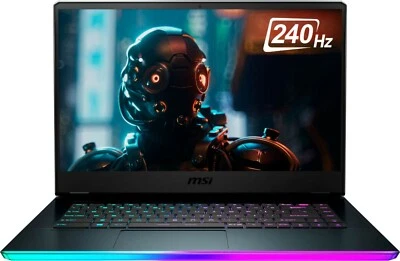 MSI GE66 10SGS 15.6" 240hz  i7-10750H 32GB DDR4 1TB SSD RTX 2080 Super VR Ready - Image 1 of 4