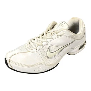 NIKE AIR Exceed Womens Training Shoes 8.5 White Leather Running Walking Good - Picture 1 of 10