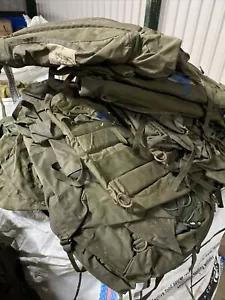 Britische Armee, 1980’s Bergen Army Rucksack Backpack Grün. 5 Rucksäcke - Bild 1 von 15