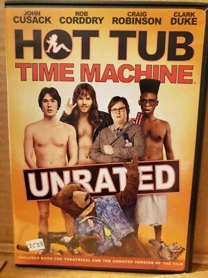 Hot Tub Time Machine (DVD, 2010) disc only & art #3538 case available - Image 1 of 2