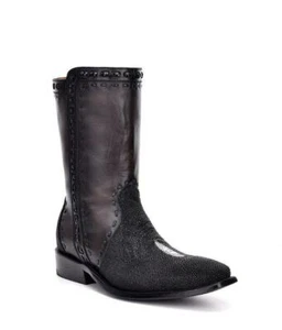 3C08MA Vestido Rayas Cremallera Botas Hechas por Cuadra EE Ancho - Imagen 1 de 7