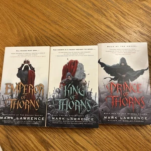 Lot 3 Prince Of Thorns + Emperor + King Of Thorns By Mark Lawrence Paperback - Picture 1 of 11