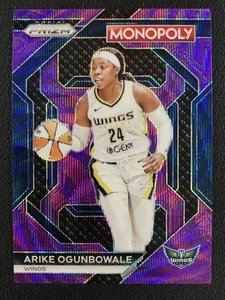 2024 Panini Prizm Monopoly WNBA Arike Ogunbowale Purple Wave Prizm - Picture 1 of 2