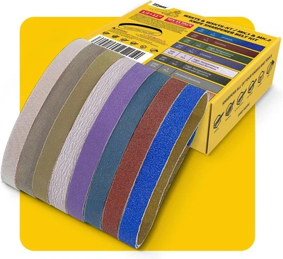 45-Piece 1/2" X 12" Knife Sharpener Sanding Belt Kit for Work Sharp Knife & Tool - Image 1 of 4