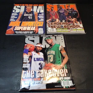 3 Stück: 2002 SLAM Magazine, Newstand, No Label, LeBron, Dirk, NBA, NCAA - Bild 1 von 5