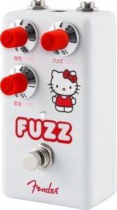 Pedal de efectos para guitarra Fender Hello Kitty White Fuzz colección limitada raro - Imagen 1 de 7