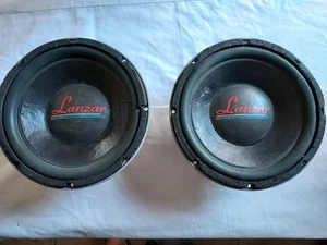 Old School Lanzar Pro Plus Serie 4 Ohm 10" Subwoofer LP 10 (Paar) - Bild 1 von 12