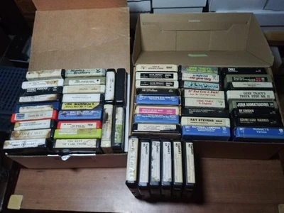 Lot of 45 Different Untested Oldies & Country 8-track Tapes BILL MONROE BING Foto 1 de 4