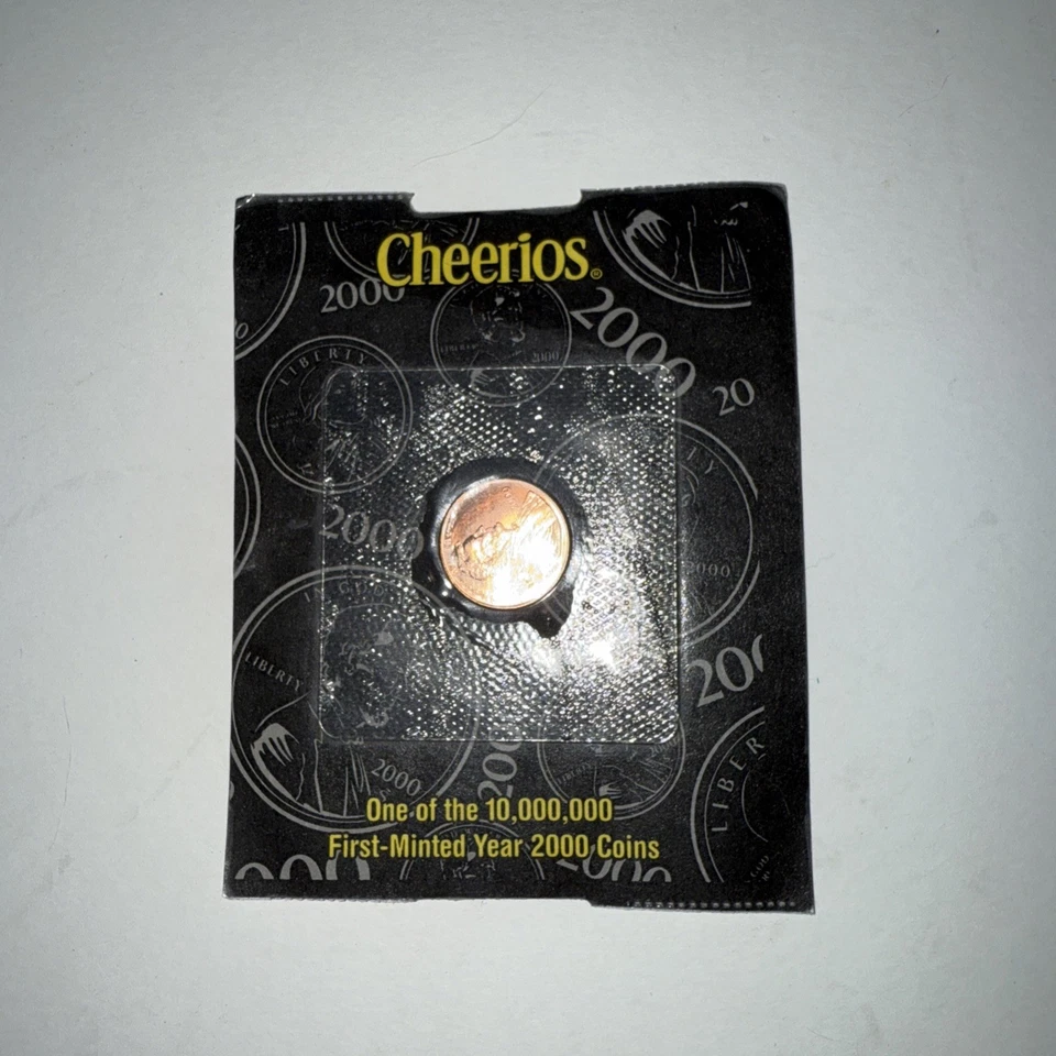 Cheerios Year 2000 Penny New Sealed Never Opened W/COA Certificate Authenticity - Image 1 of 3