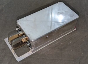 Home made Morse paddle key white metal made with some vintage parts QRP - Picture 1 of 9
