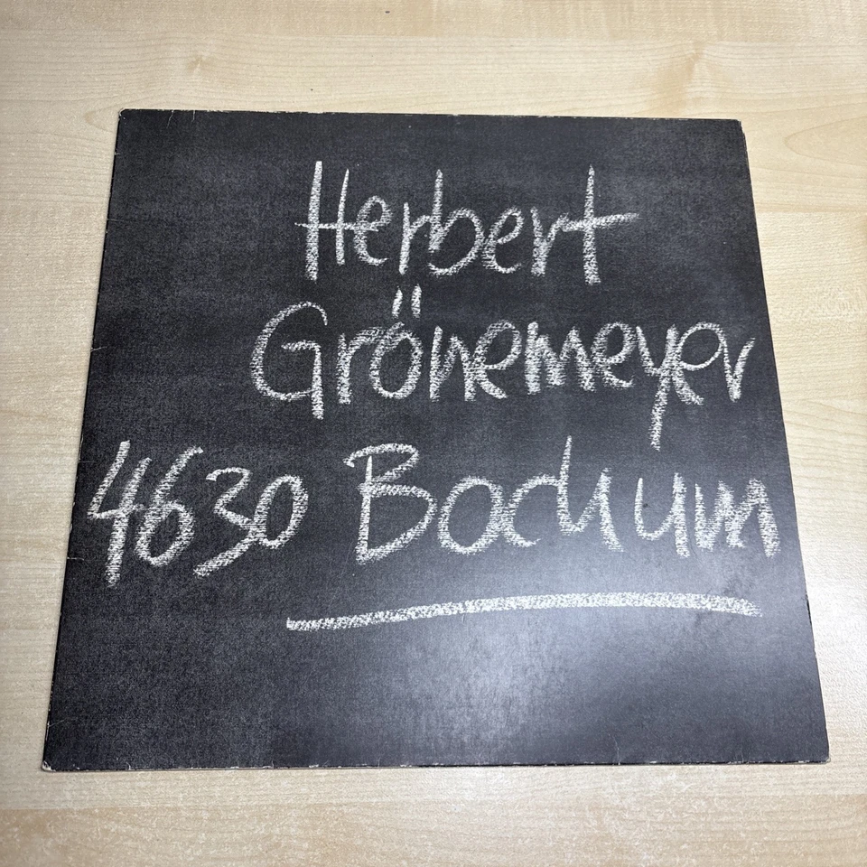 Herbert Groenemeyer 4630 Bochum EMI 1C066 1469051  Vinyl 12“ LP + OIS 1984 - Bild 1 von 4