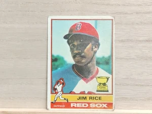 Tarjeta de béisbol 1976 Jim Rice Topps # 340 - Imagen 1 de 9