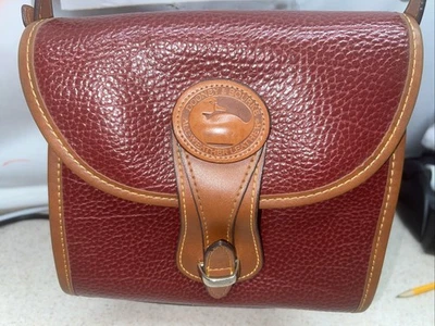 Vintage Dooney & Bourke Red Essex All Weather Leather Small Purse Free Shipping - Image 1 of 4