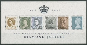 Großbritannien 2012 60. Thronjubiläum Elisabeth II. Block 73 postfrisch (C42030) - Bild 1 von 1