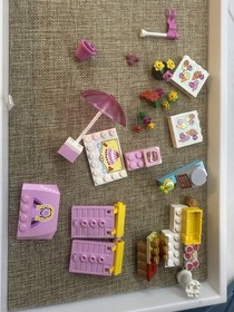 Lego Friends Bakery Ice cream Shop Replacement Parts Signs Food