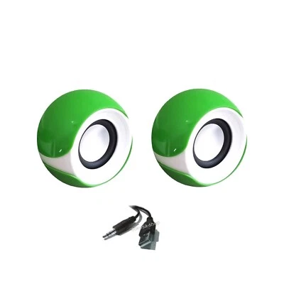 650W Grün USB Smartphone Handy Tablet PC mini Lautsprecher Boxen mit Verstärker - Bild 1 von 2