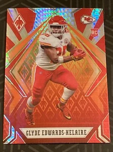 2020 Panini Phoenix Fire Burst #121 Clyde Edwards-Helaire Kansas City Chiefs RC - Picture 1 of 2